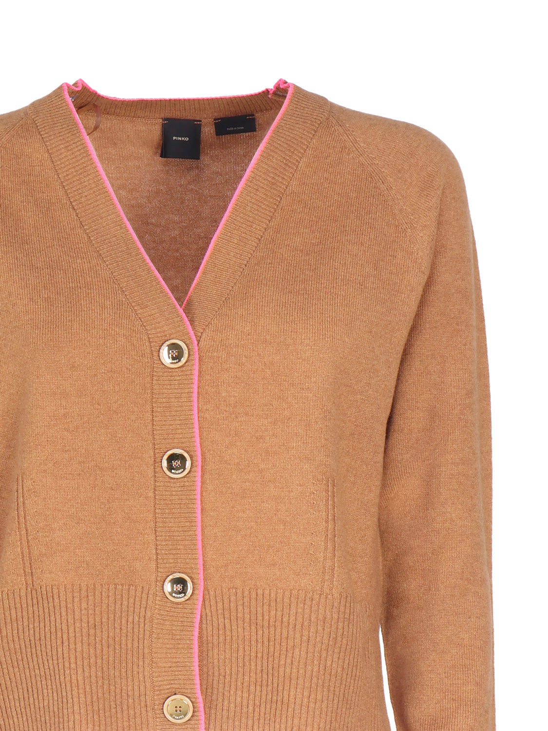 Pinko Sweaters Beige Wool