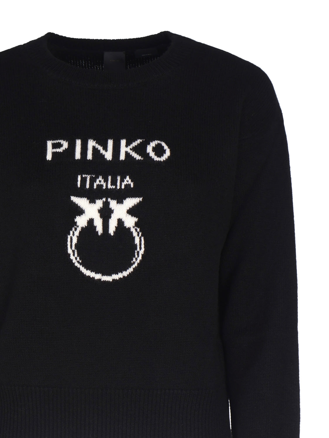 Pinko Sweaters Black Wool