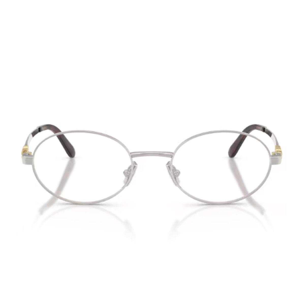 Miu 0mu 50zv Silver Metallo Optical Frames