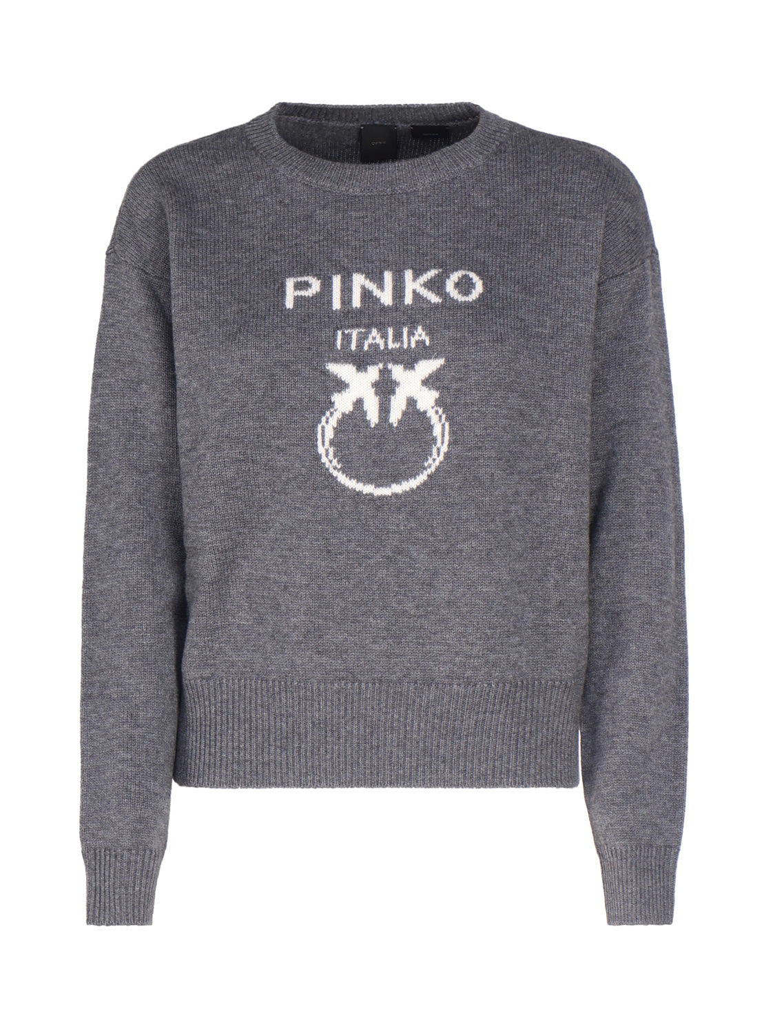 Pinko Sweaters Grey Wool