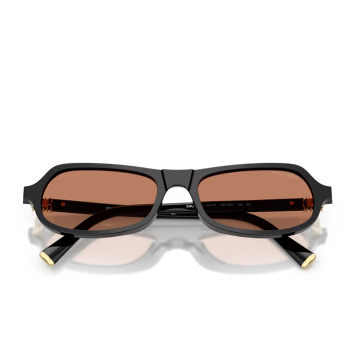 Miu B10su Regard Nero Acetato Occhiali Da Sole