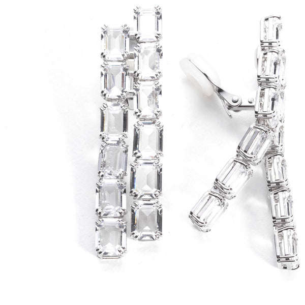 Preloved - Swarovski Womens Millenia White Crystal Earring 5696320 One Color Earrings