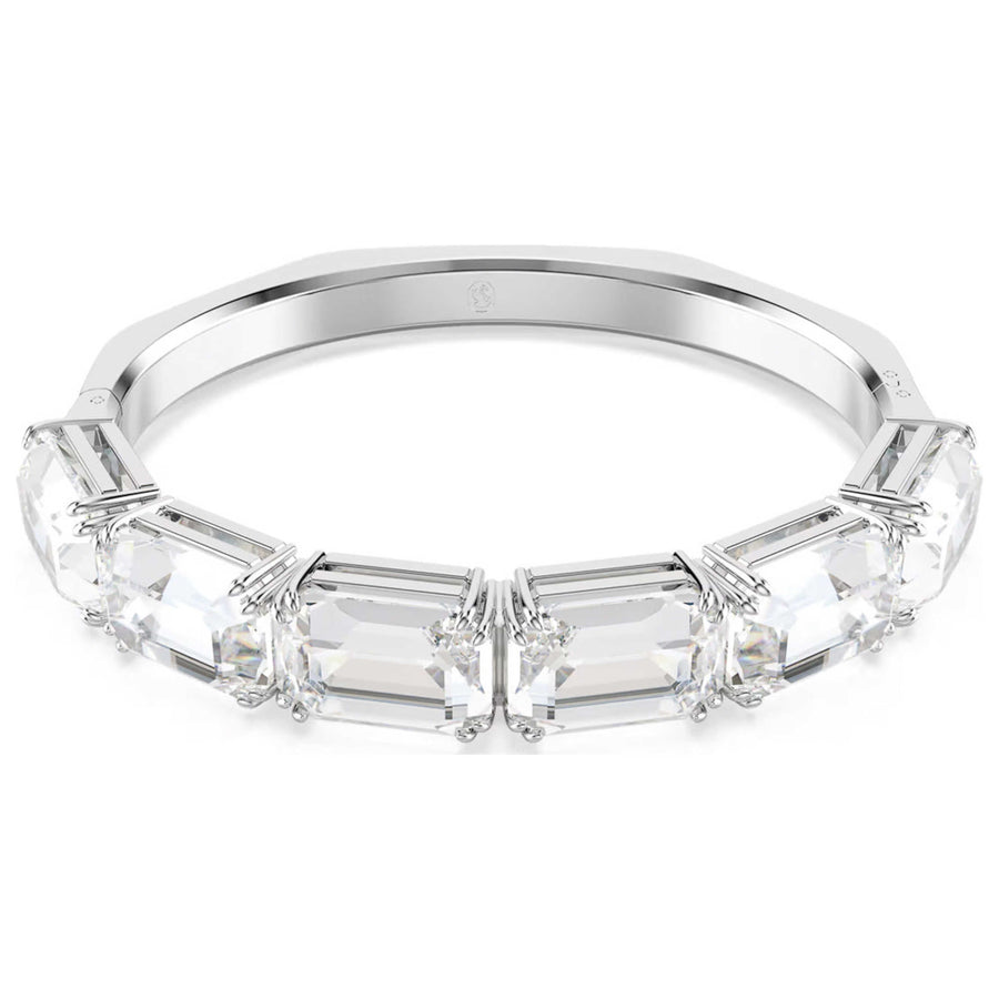 Preloved - Swarovski Womens Millenia White Crystal Bangle 5696321 One Color Bracelets