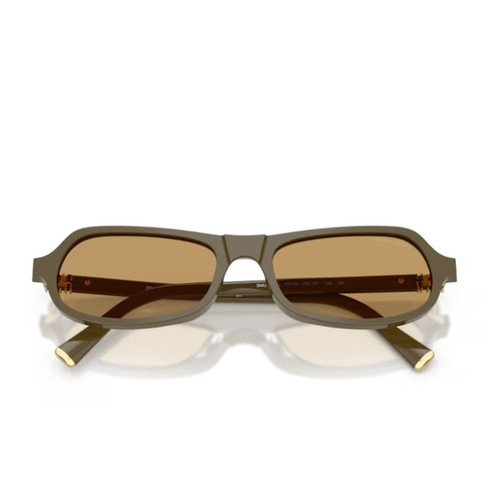 Miu B10su Regard Verde Oliva Acetato Occhiali Da Sole