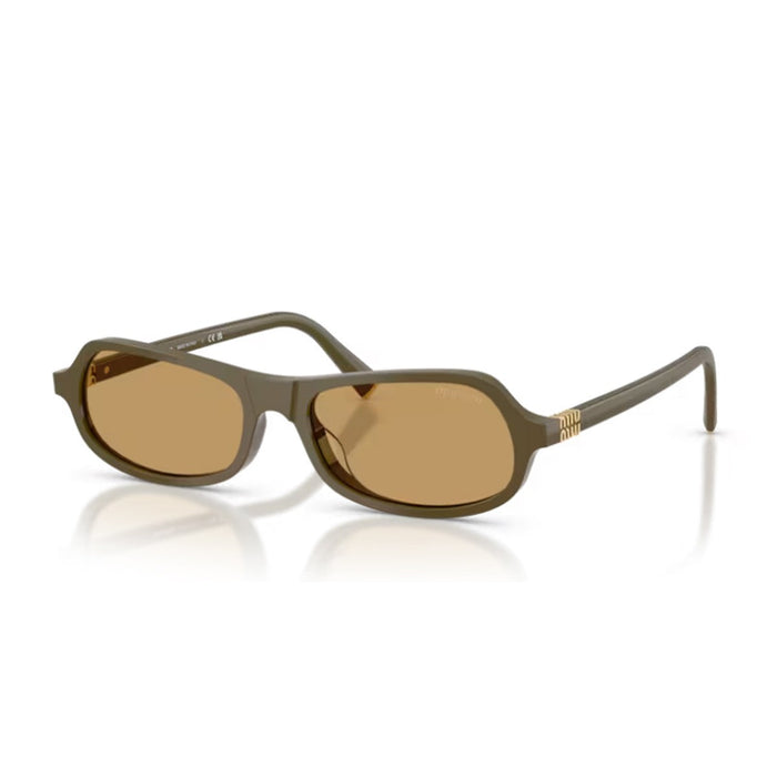 Miu B10su Regard Verde Oliva Acetato Occhiali Da Sole
