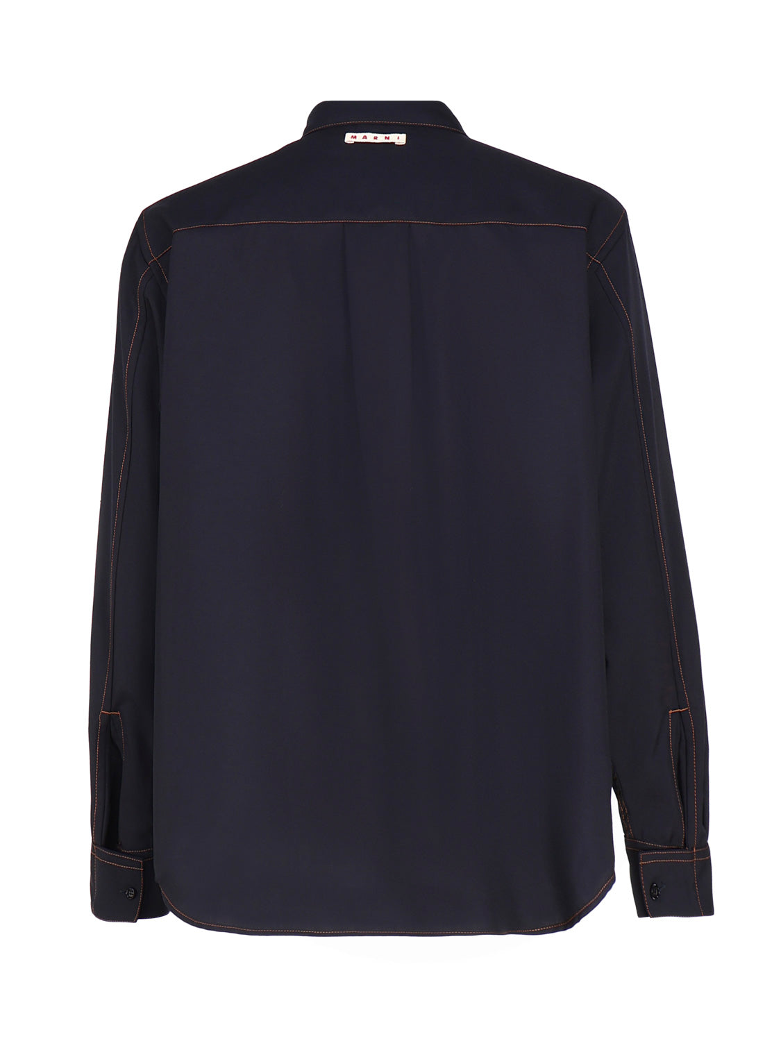 Marni Shirts Blue Virign Wool