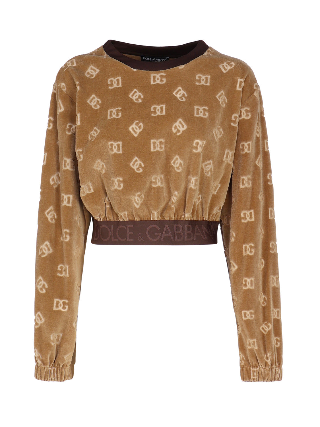 Dolce & Gabbana Sweaters Beige Cotton