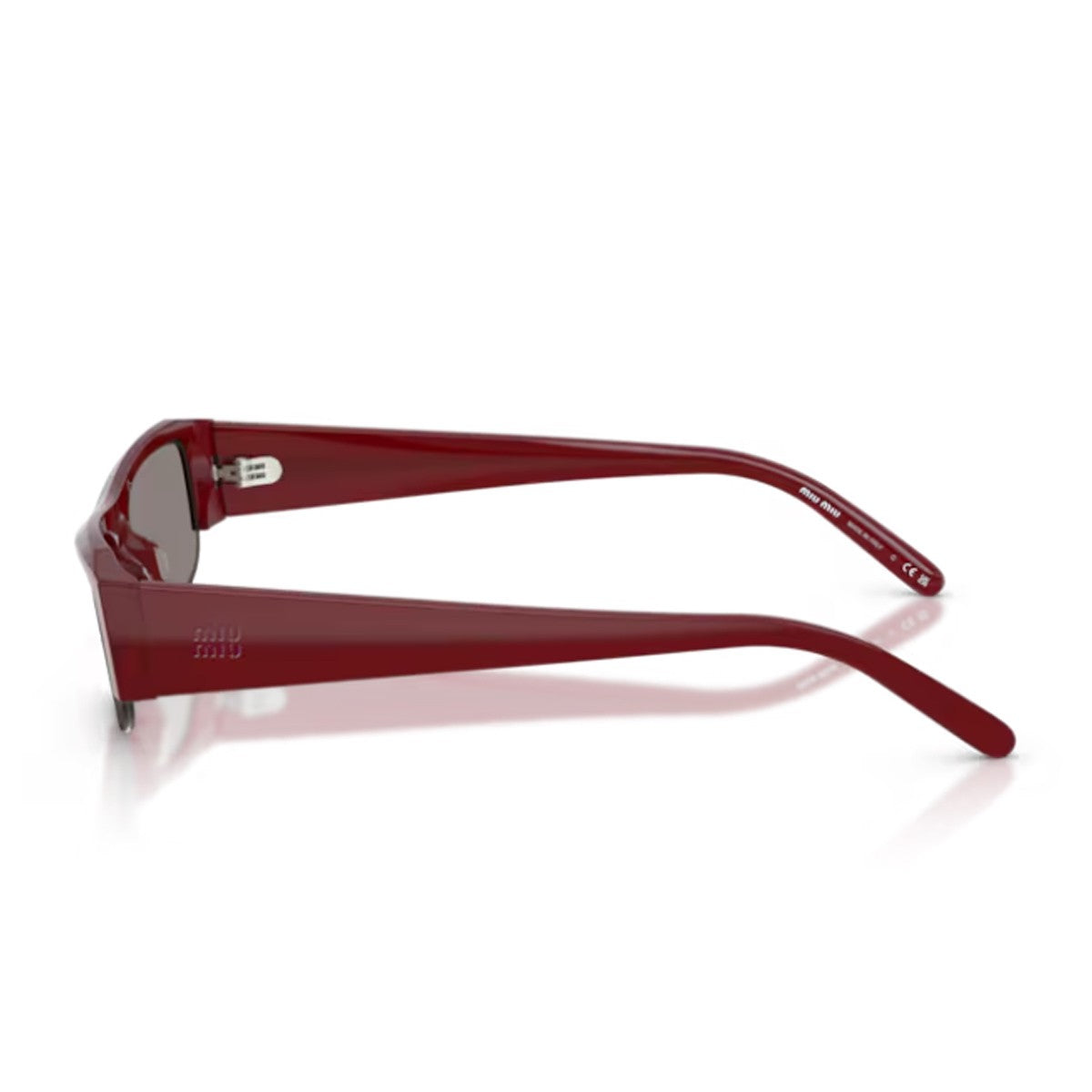 Miu 0mu B07s Bordeaux Acetato Occhiali Da Sole