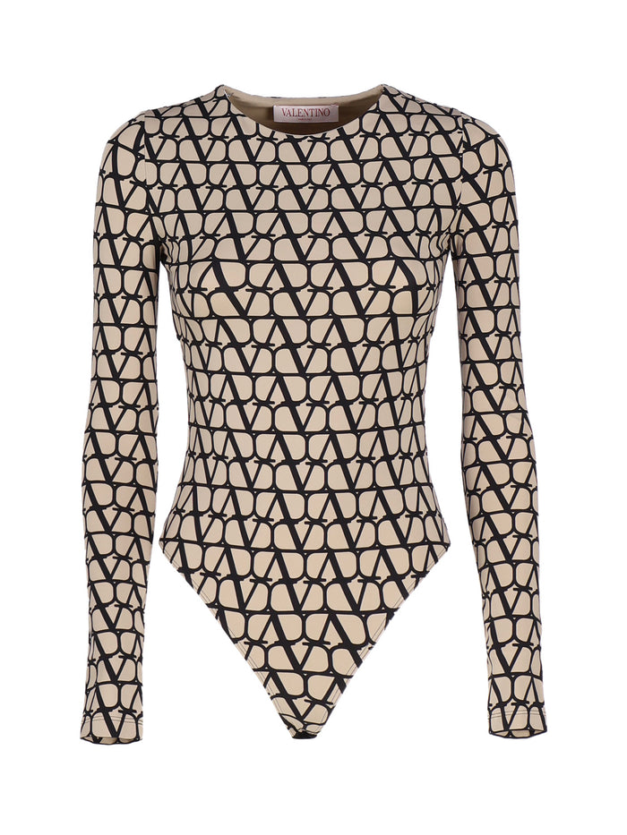 Valentino Garavani Top Beige Polyamide