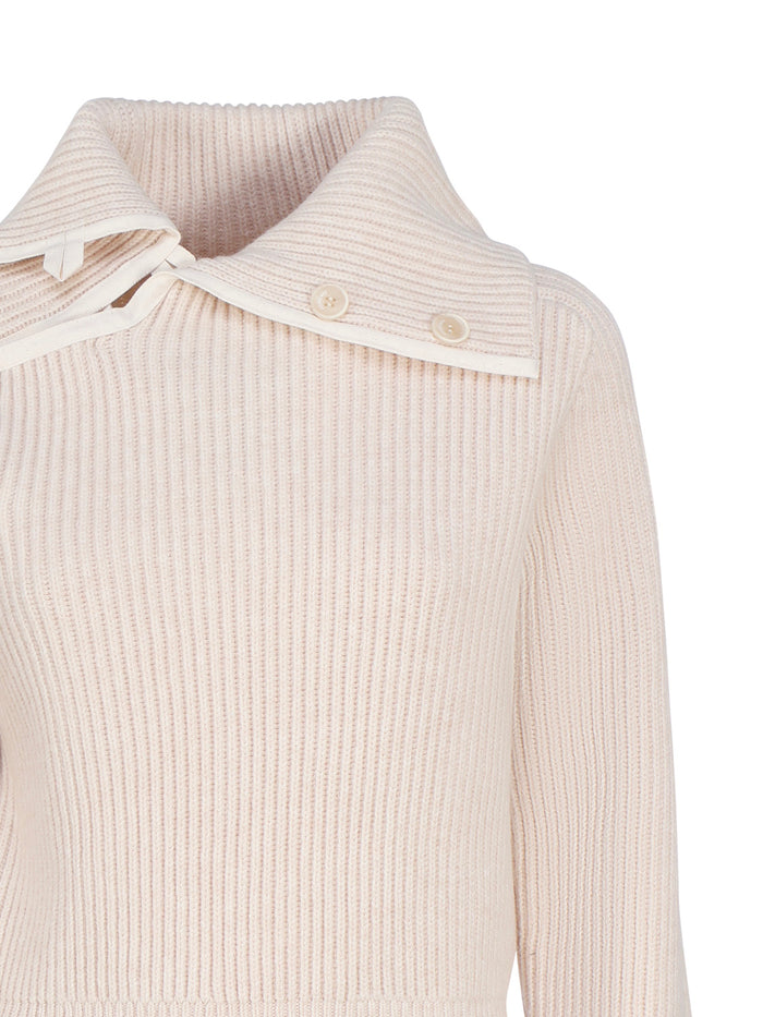 Jacquemus Sweaters Beige Wo Pa