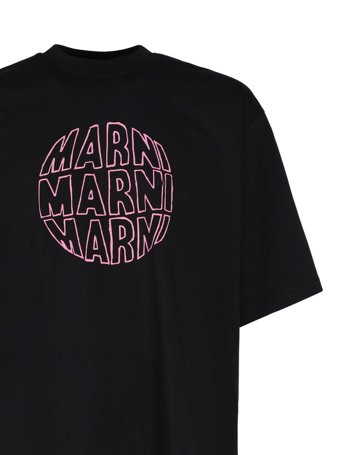 Marni T-Shirts And Polos Black Cotton