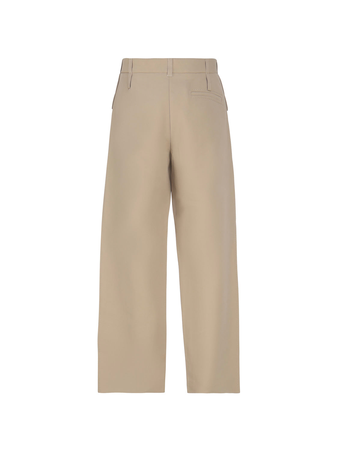 Jacquemus Trousers Beige Cotton