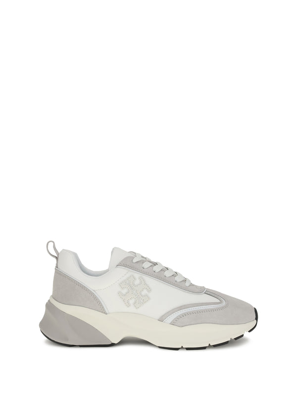 Tory Burch Upper: 100% Calf Leather; Sole: 100% Rubber sneaker in white
