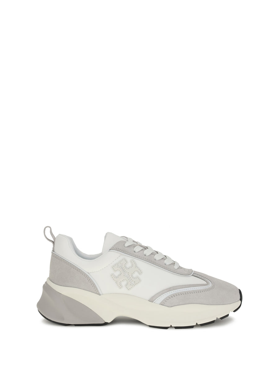 Tory Burch Upper: 100% Calf Leather; Sole: 100% Rubber sneaker in white