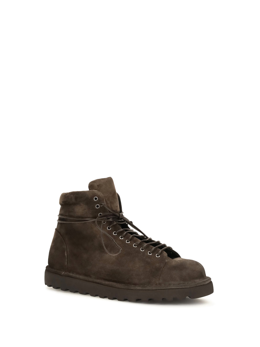 Lace-Up Shoes Dark Brown