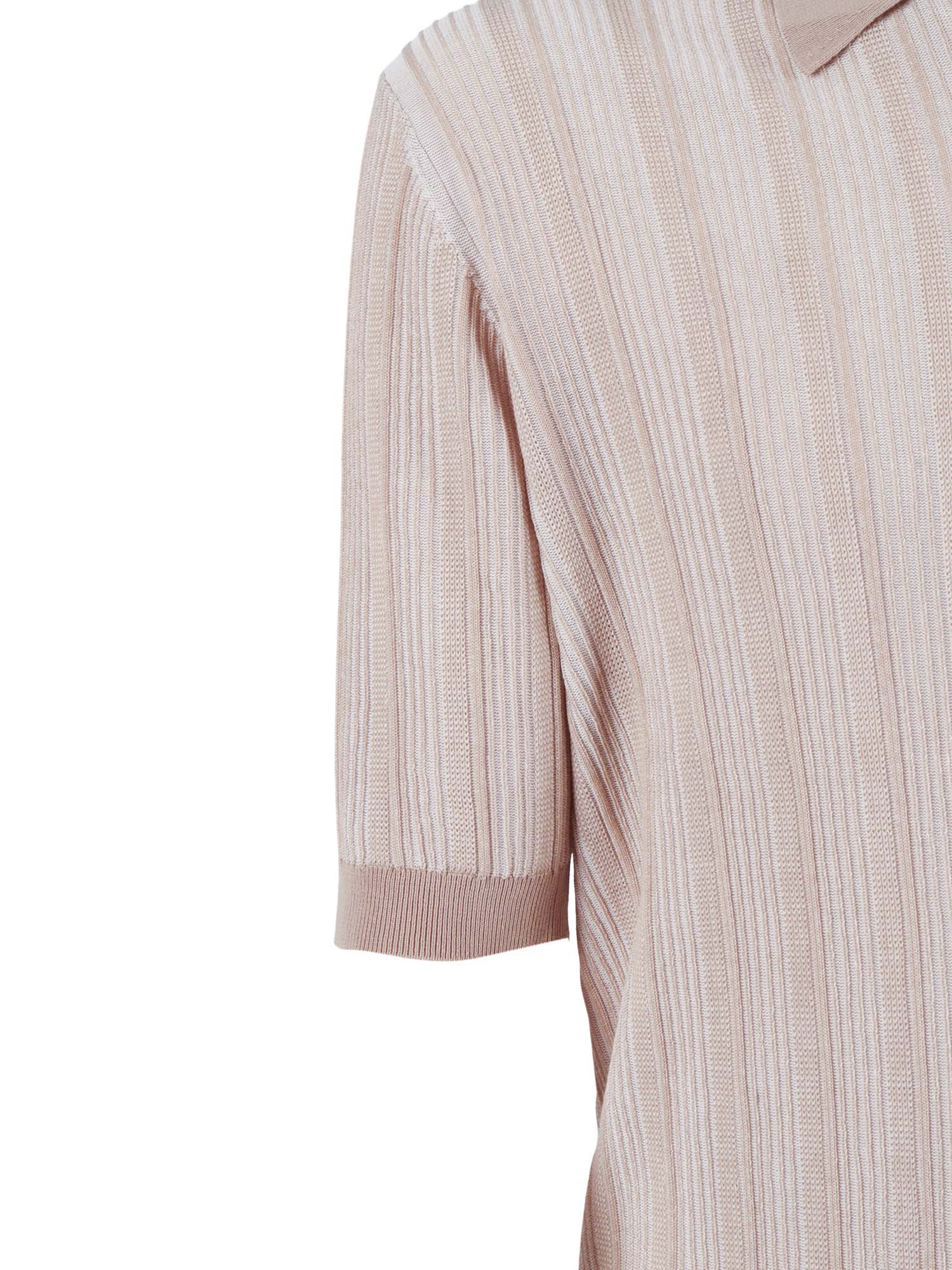SHORT SLEEVES POLO Beige Cotton