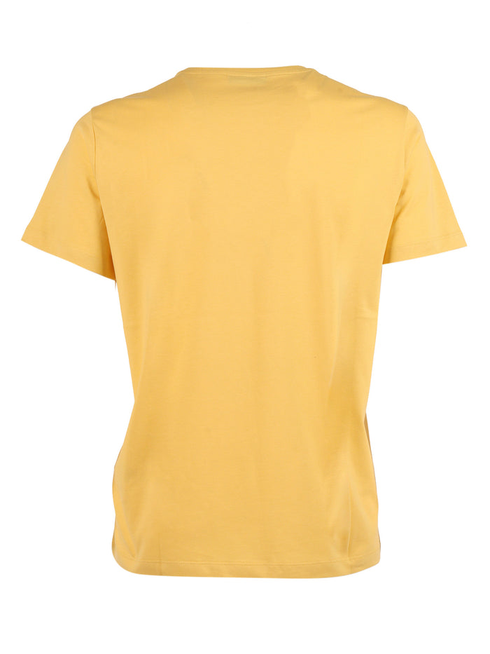 T-SHIRT Yellow Cotton Short Sleeves