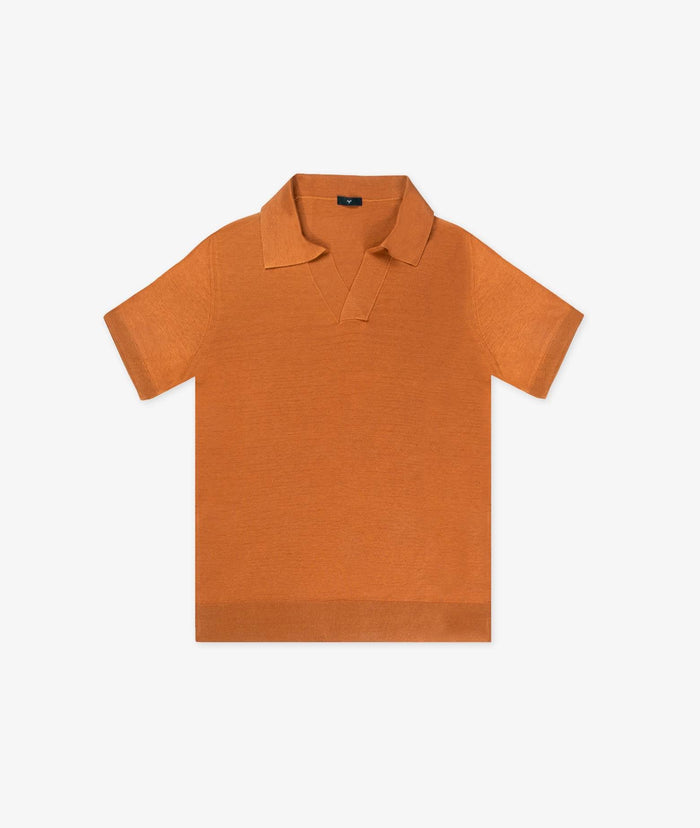 Silk Polo Tulum Yellow Basic Light Kintwear