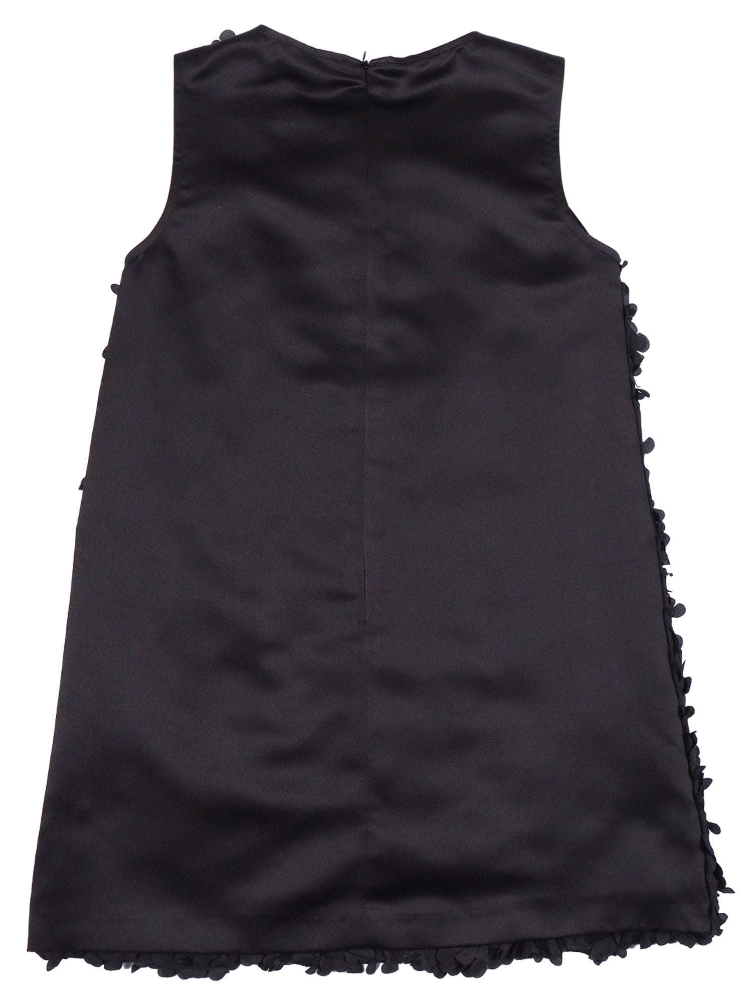 DRESS Black Polyester Lining Cotton