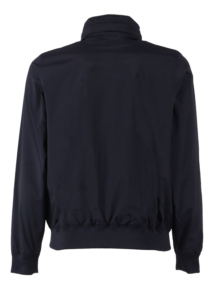 AMAURY STRETCH NYLON JERSEY JACKET Blue Giubbino Corto