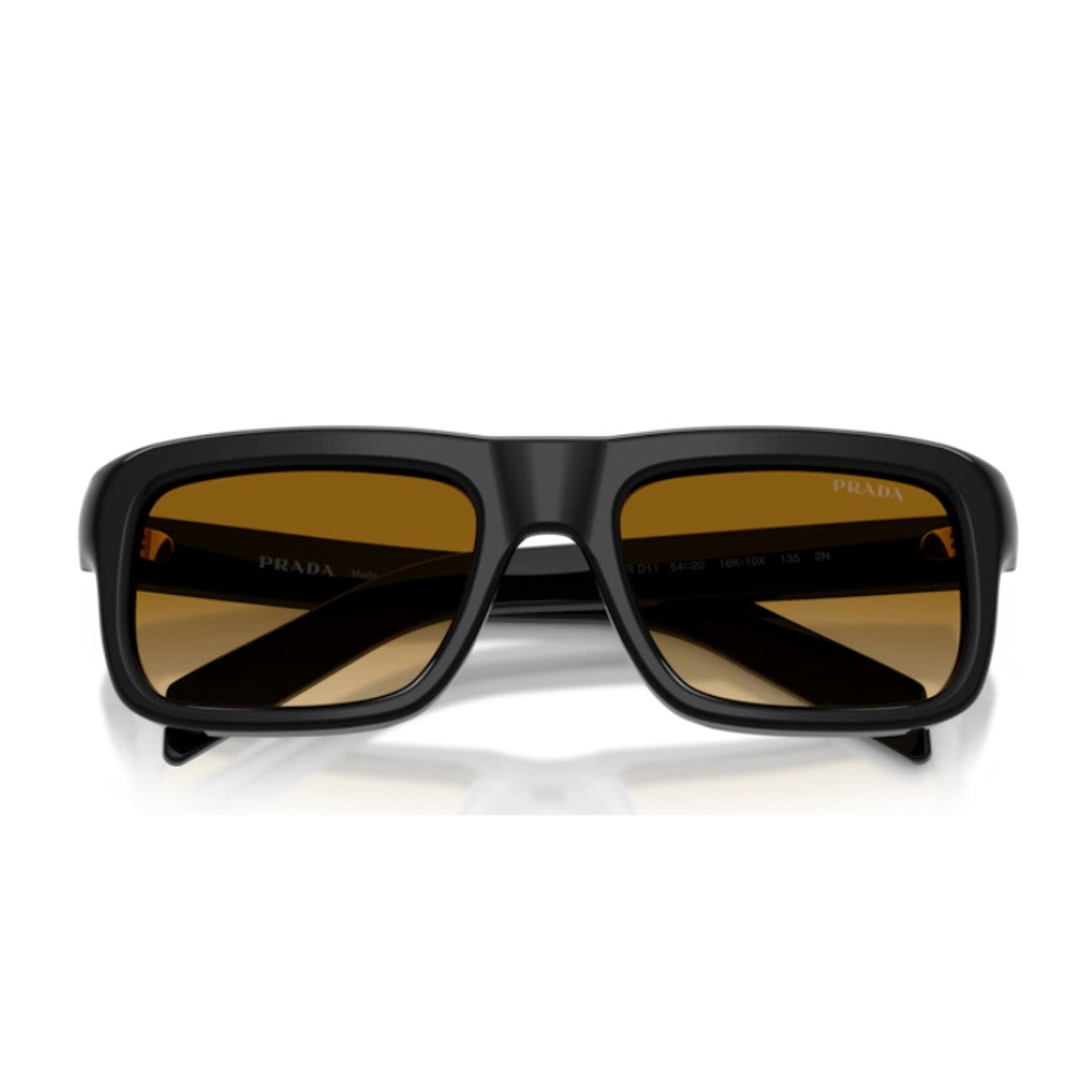 Prada Pr D11s Black Acetato Sunglasses