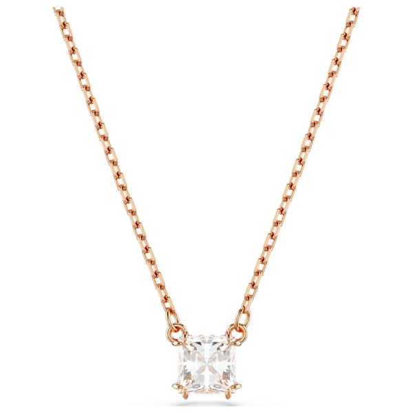 Preloved - Swarovski Womens Stilla White Crystal Necklace 5701904 One Color Necklaces & Pendants