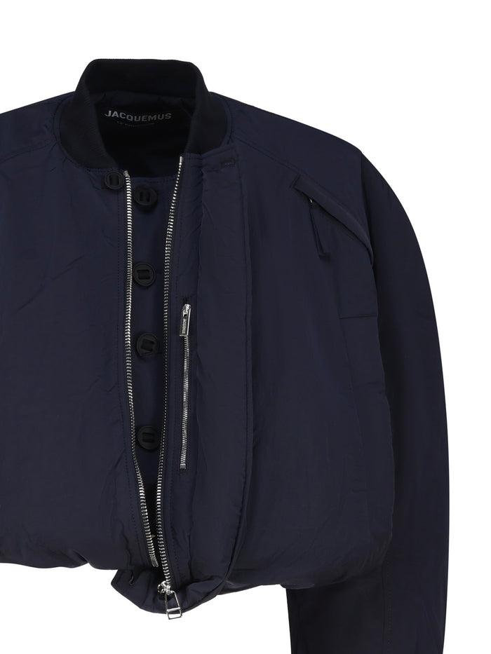 Jacquemus Coats Blue Polyamide