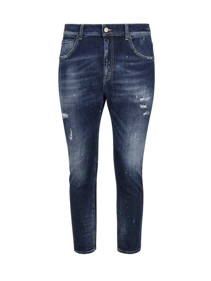 Dondup Jeans Blue Cotton