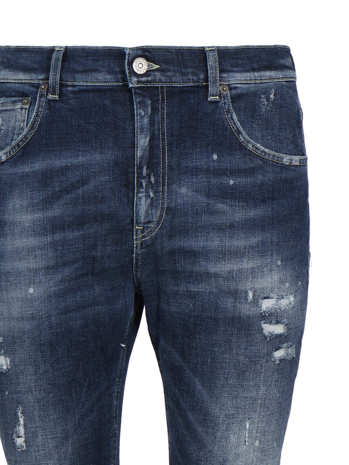 Dondup Jeans Blue Cotton