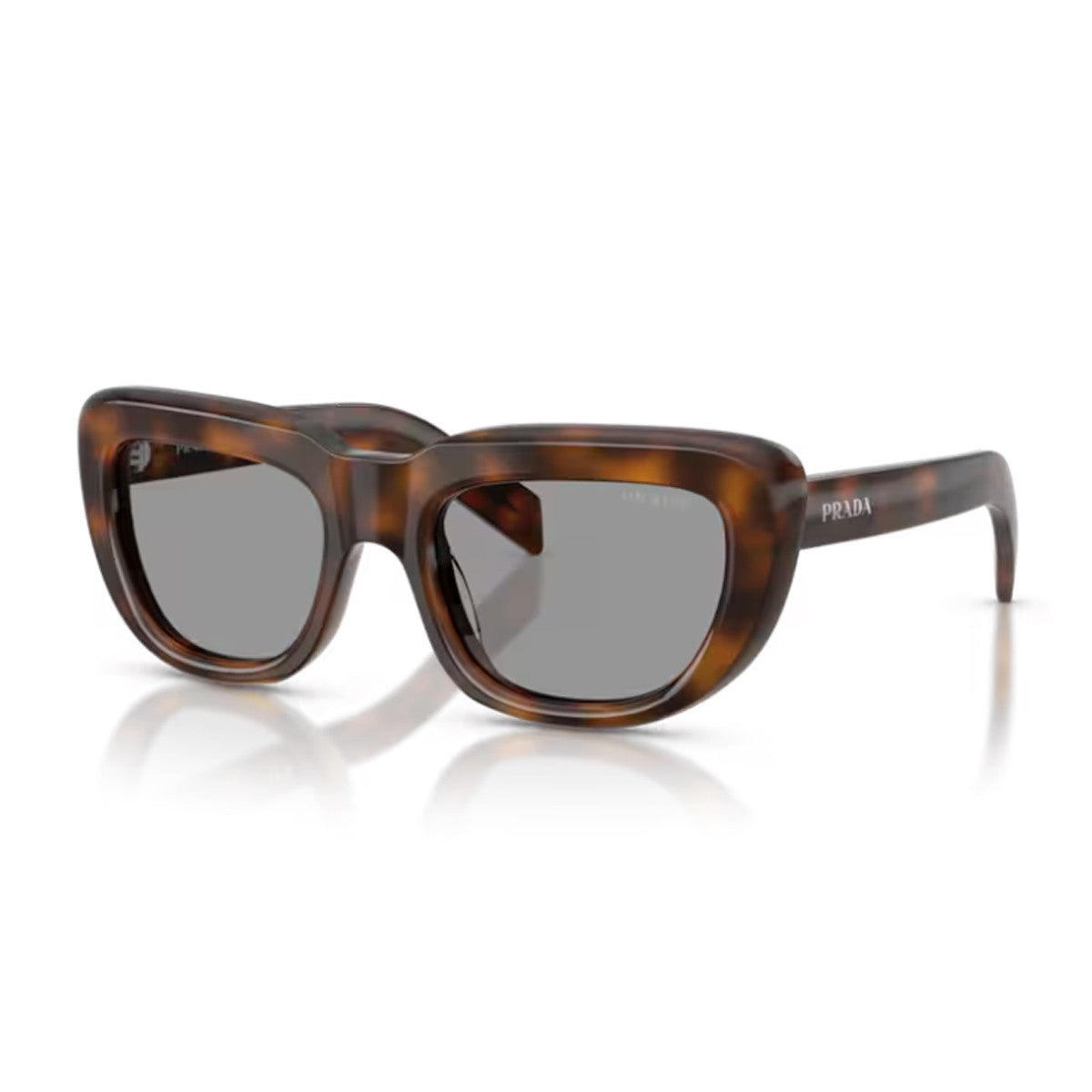 Prada Pr D07s Havana Acetato Sunglasses
