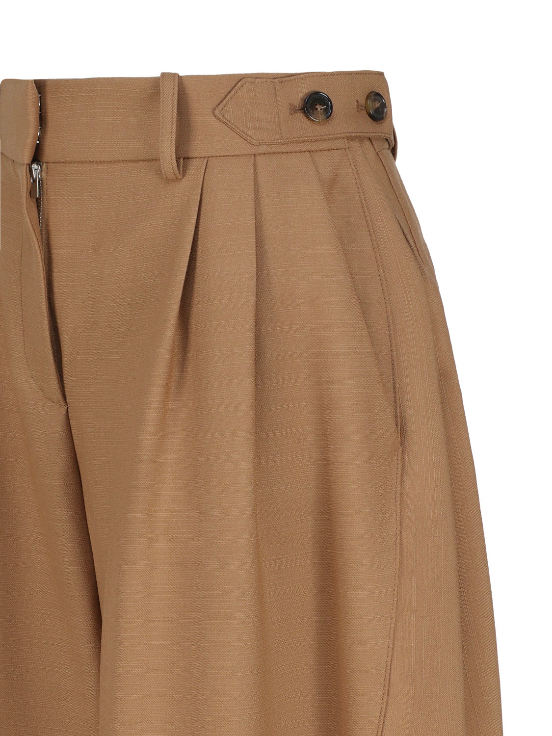 Stella Mccartney Trousers Beige Wool
