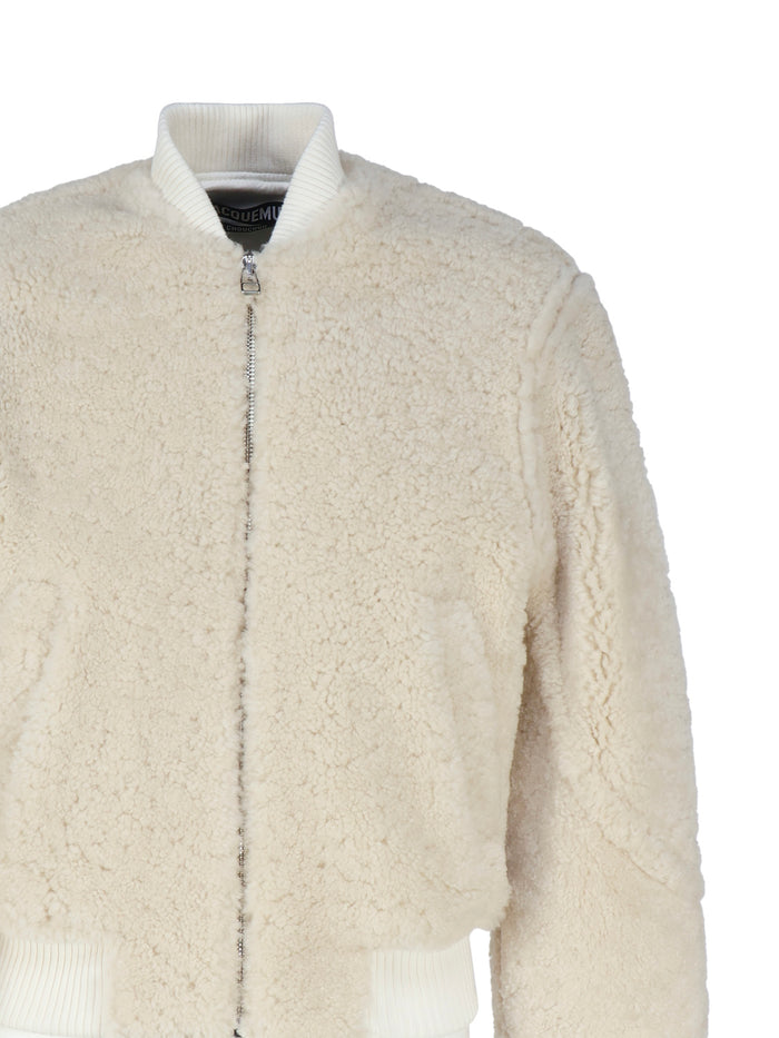 Jacquemus Coats White Lambskin