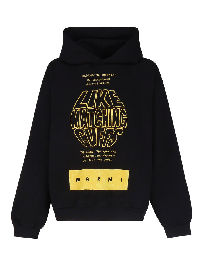 Marni Sweaters Black Cotton