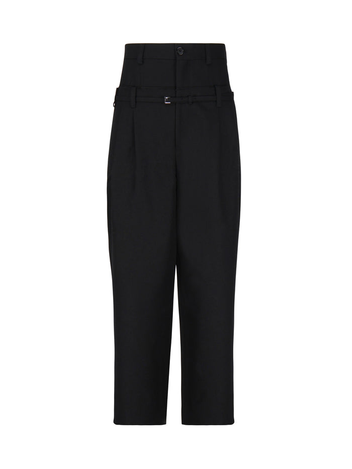 Jacquemus Trousers Black Virgin Wool
