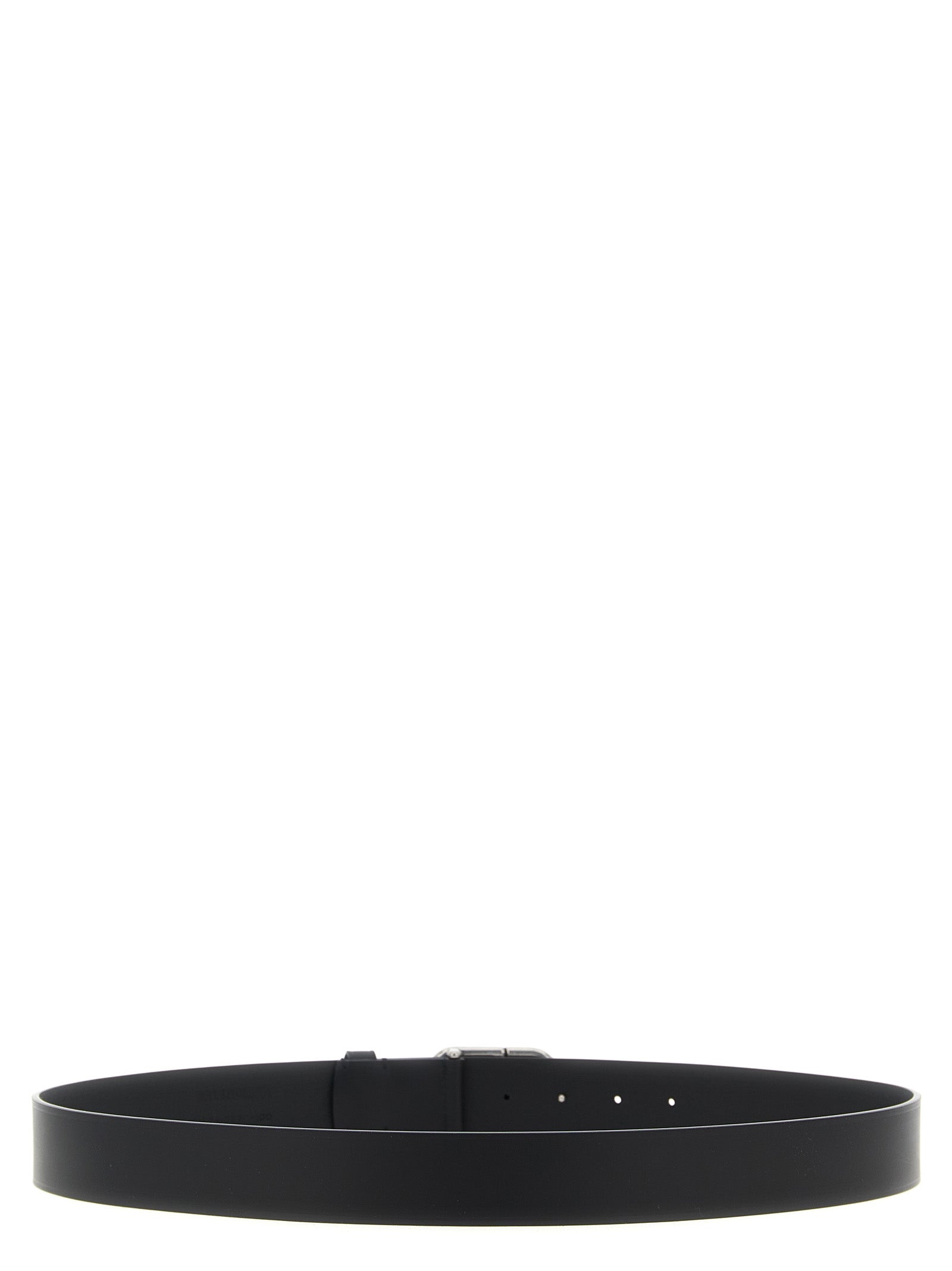 Belt Bb Large Black Calfskin Leather
