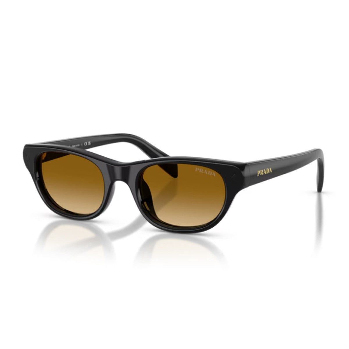 Prada Pr C08s Black Acetato Sunglasses