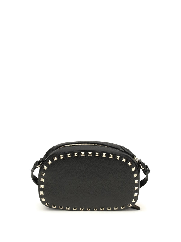 Valentino Garavani 100% Calf Leather Bos Taurus shoulder bag in black