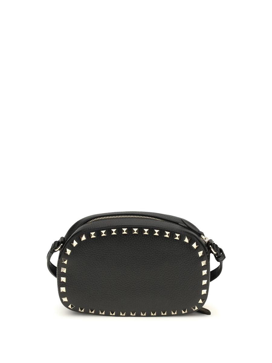 Valentino Garavani 100% Calf Leather Bos Taurus shoulder bag in black