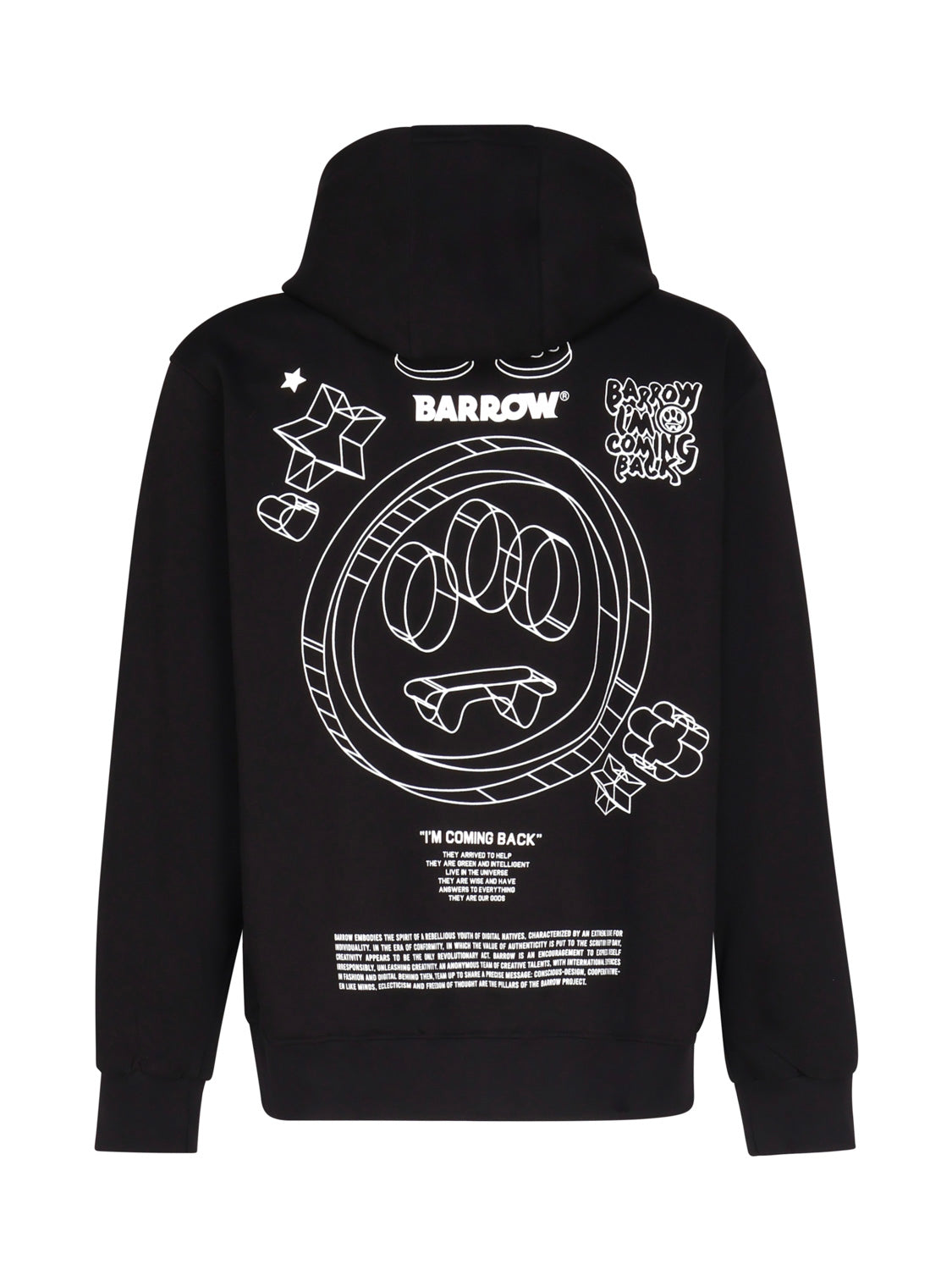 Barrow Sweaters Black Cotton