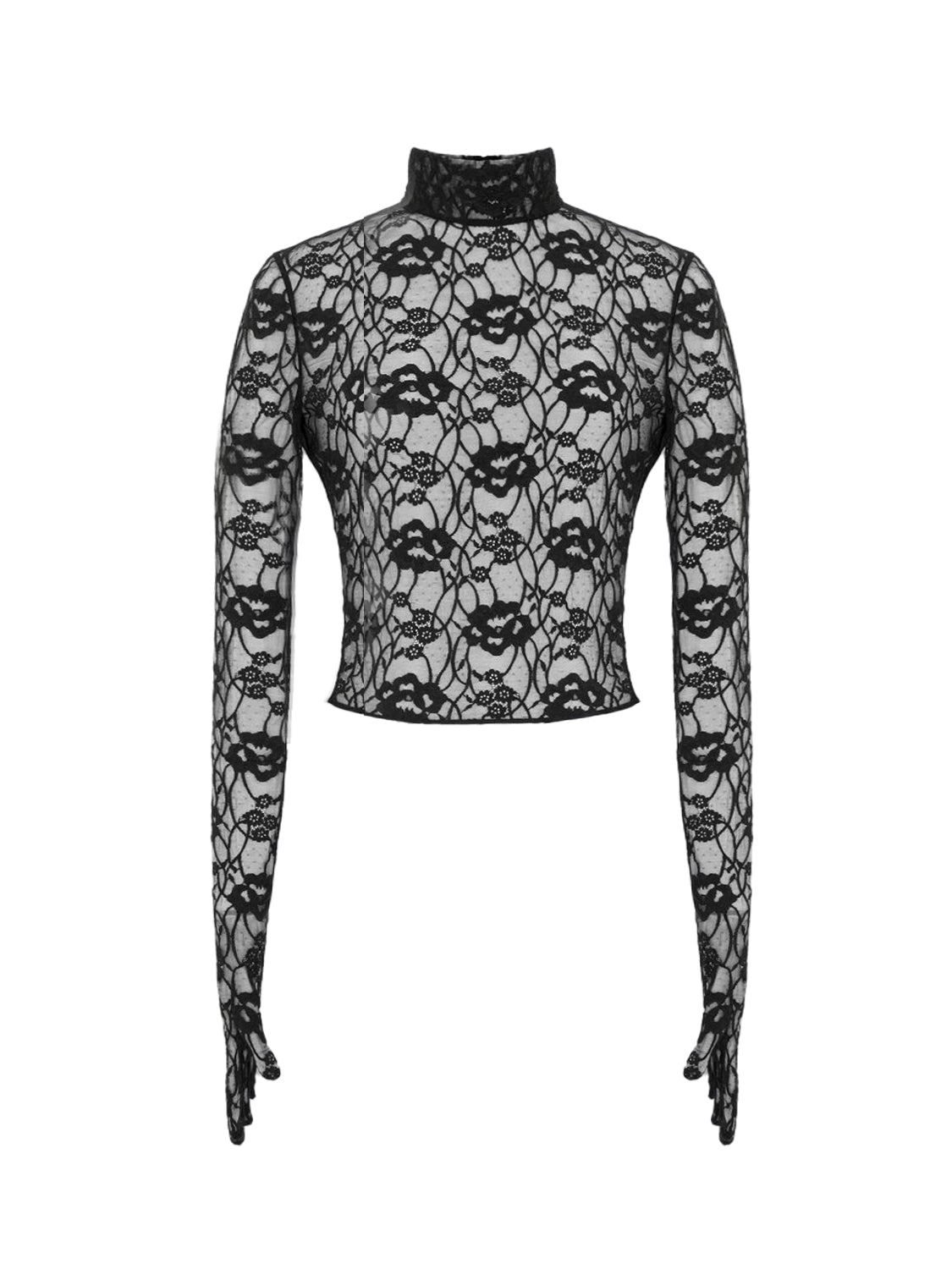 Saint Laurent Top Black Polyamide