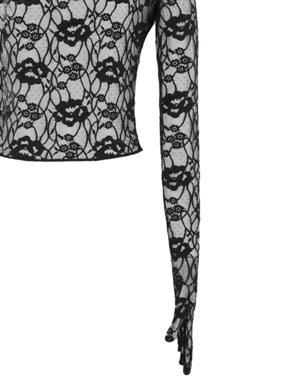 Saint Laurent Top Black Polyamide