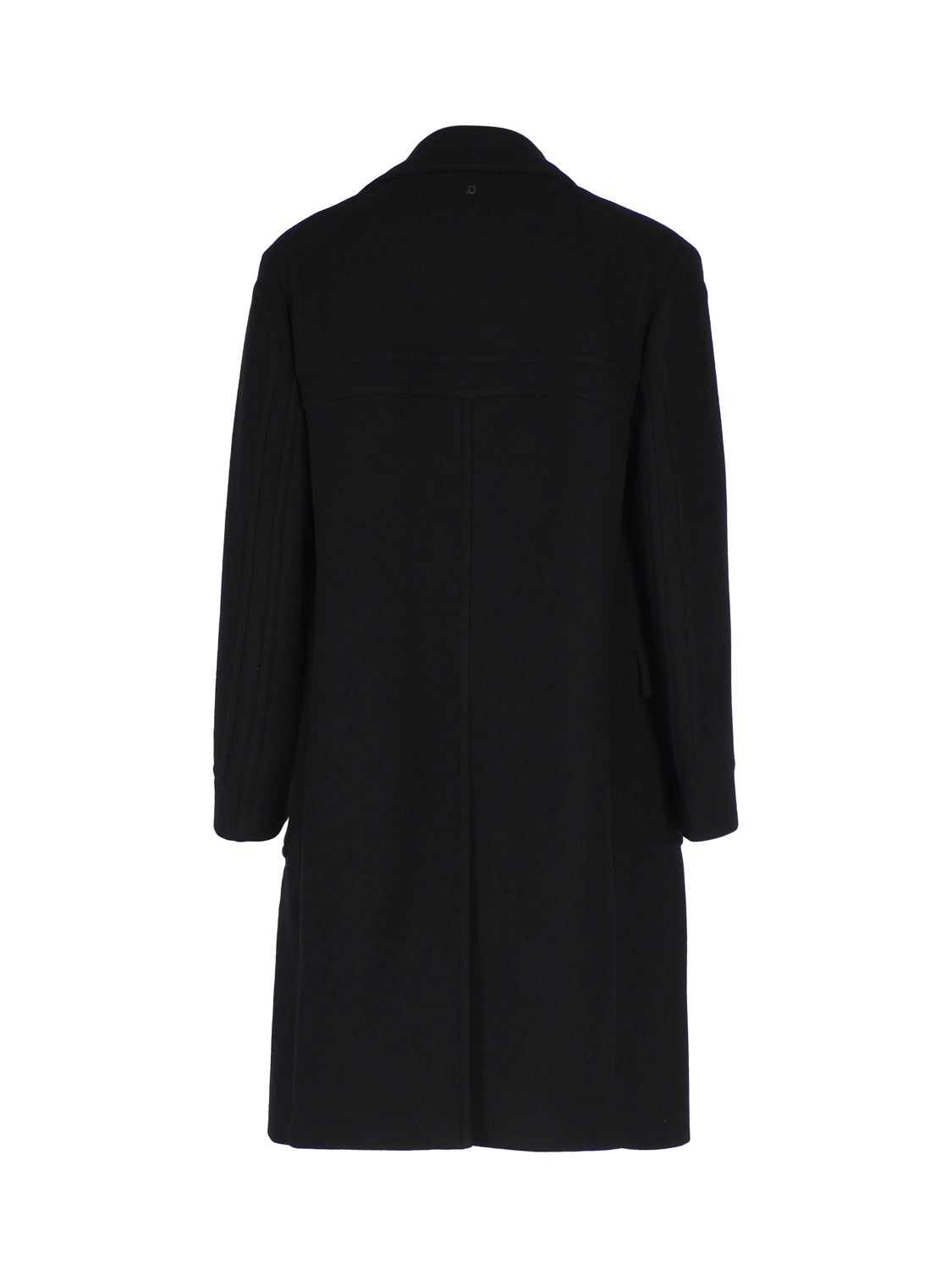 Dondup Coats Black Virgin Wool