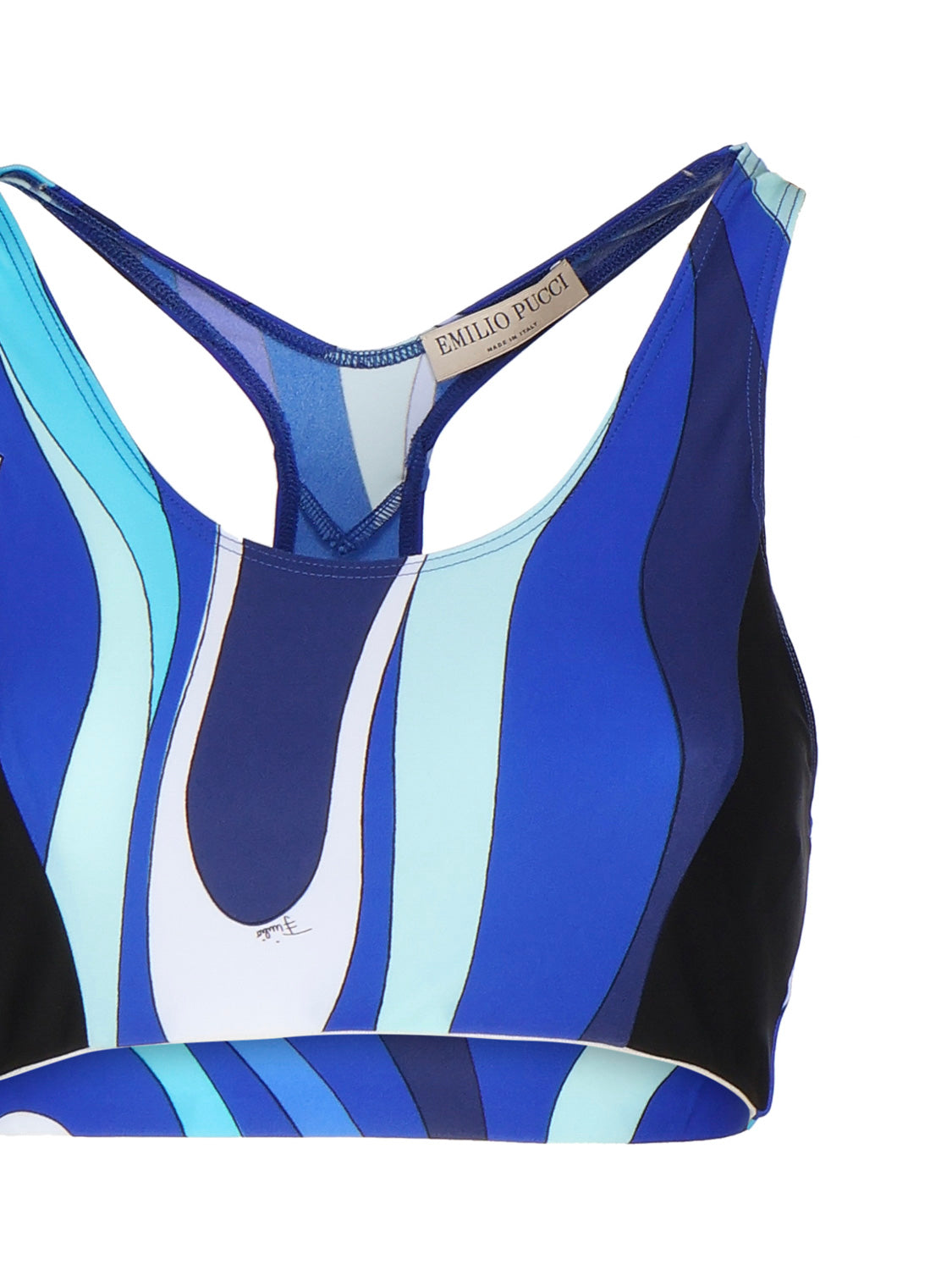Pucci Top Blue Viscose