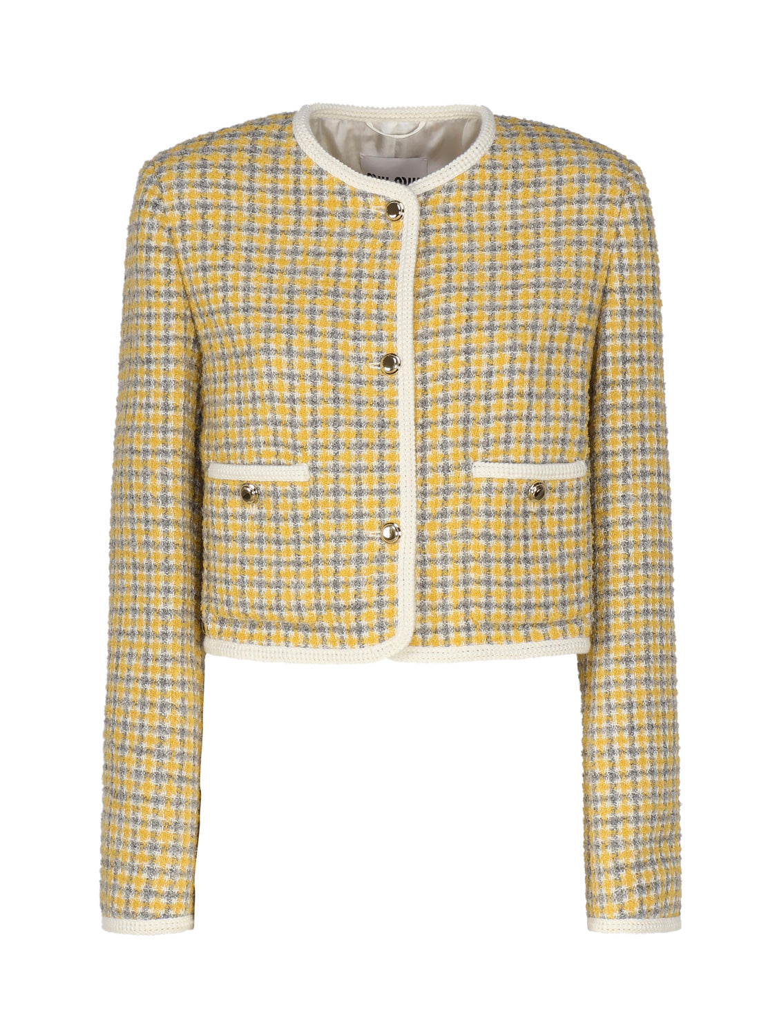 Miu Jackets White, Yellow Wool