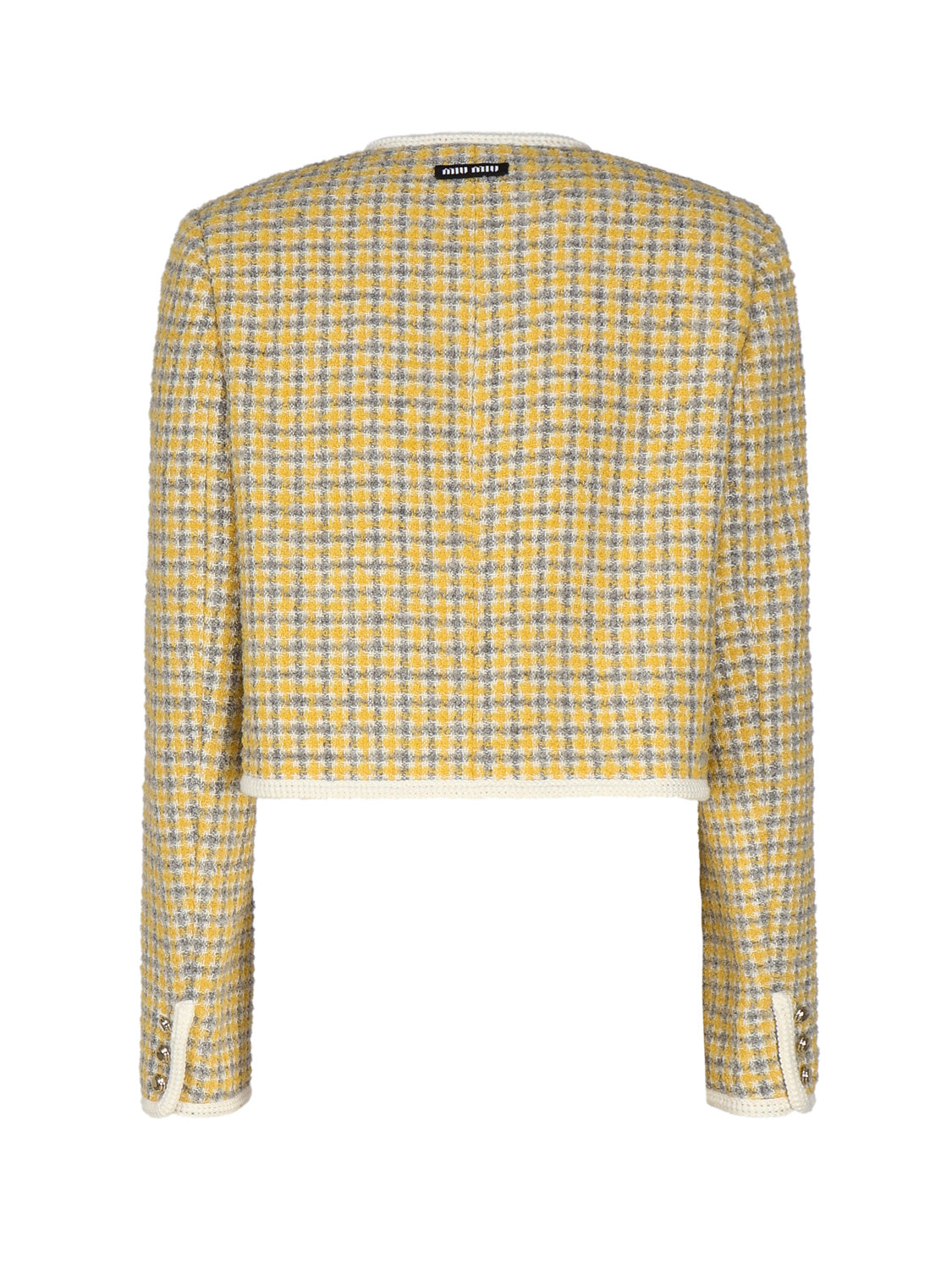 Miu Jackets White, Yellow Wool