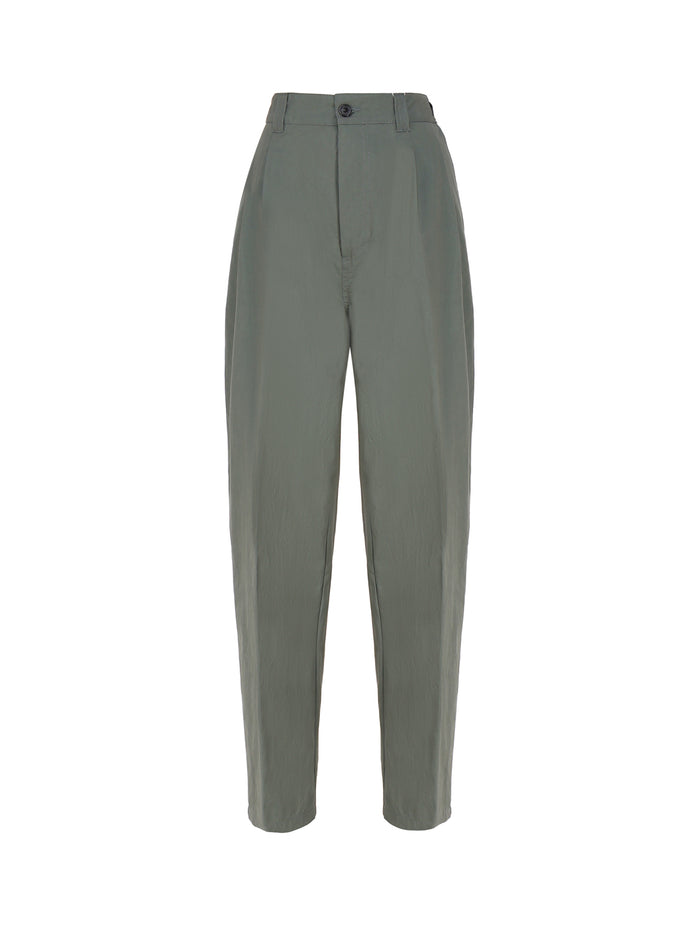 Maison Margiela Trousers Sage Blended Cotton