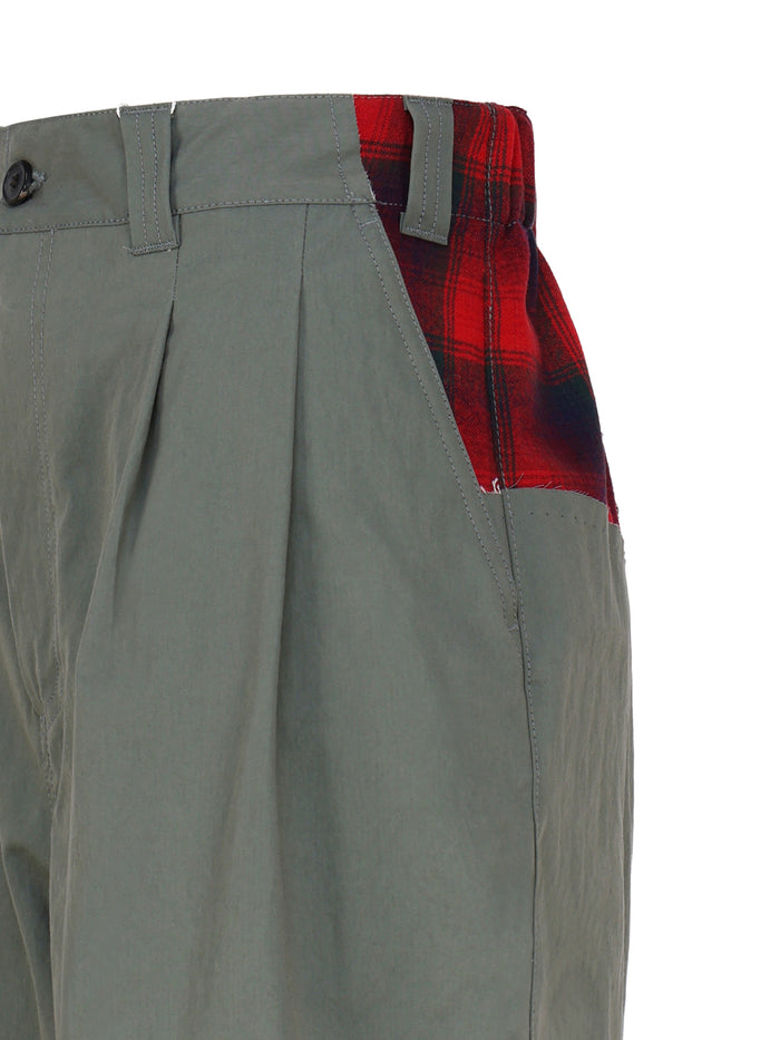 Maison Margiela Trousers Sage Blended Cotton