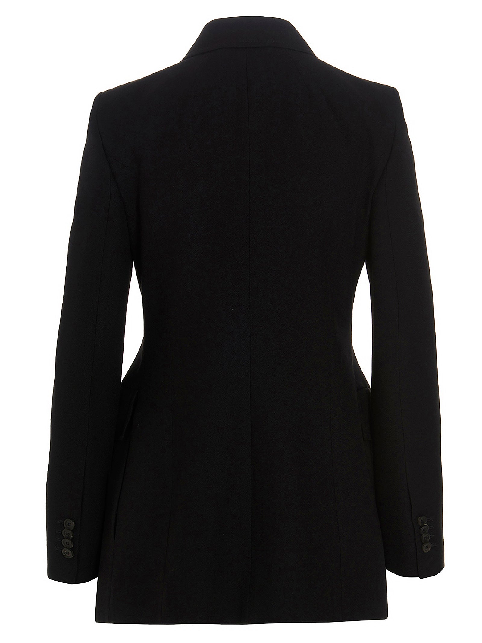 Blazer Hourglass Black Virgin Wool Blazer, Suits