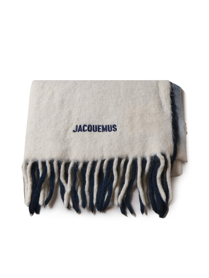 Jacquemus Scarfs Multi-navy Alpaca Wool