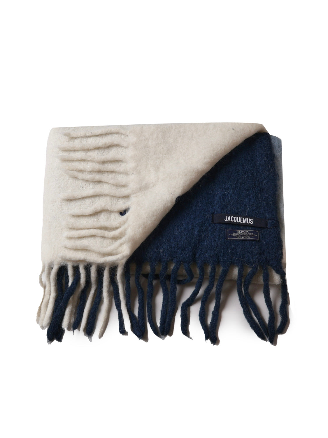 Jacquemus Scarfs Multi-navy Alpaca Wool